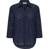 Jacqueline de Yong - Blouse - Zwart - 100% Katoen