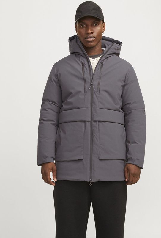 Jack & Jones - JCOCHARLIE PARKA JACKET BF - Parka - Pavement - Met Capuchon