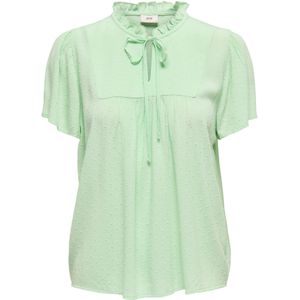 Jacqueline de Yong - Stijlvolle Top - Viscose - Zacht - Korte Mouwen