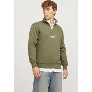 JACK&JONES - JORVESTERBRO QUARTER ZIP Sweatshirt - Heren - Effen Kleur