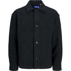 Overshirt - Jacquard - Katoen - Lange Mouwen - Wijde Pasvorm