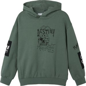 Name it - Nkmstroels Ls Rlx Sweat Wh Bru - Jongens - Sweaters