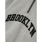 Name it - Nkmstyn Ls Nreg Sweat Bru - Jongens - Sweaters