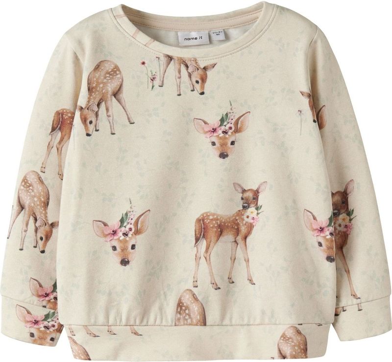 NAME IT MINI - Bambi - Sweater - Ecru