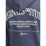 JOR - Frederiksberg - Sweatshirt - Zwart - Capuchon met Trekkoord, Geribd Ceintuurtje, Kangaroo Zak