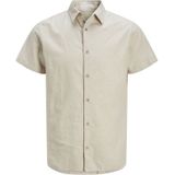 JJ Rebel - Overhemd - Camel - Regular Fit - Kwartmouw