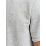 R.d.d. royal denim division Rdddaze Crew Neck Sweat Tee S/S Noos, lichtgrijs gem., L