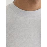 R.d.d. royal denim division Rdddaze Crew Neck Sweat Tee S/S Noos, lichtgrijs gem., L