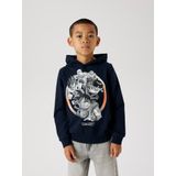 Dragon Ball - Sweatshirt - Blauw - Geborstelde Sweatstof - Ronde Hals