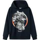 Dragon Ball - Sweatshirt - Blauw - Geborstelde Sweatstof - Ronde Hals