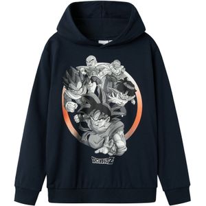 Dragon Ball - Sweatshirt - Blauw - Geborstelde Sweatstof - Ronde Hals
