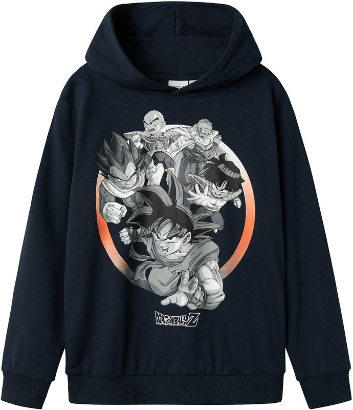 Dragon Ball - Sweatshirt - Blauw - Geborstelde Sweatstof - Ronde Hals