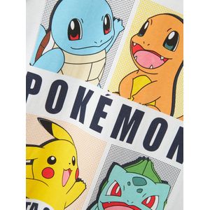 Pokémon - T-shirt - Rubberen Print - Ronde Hals - Korte Mouwen - Standaard Pasvorm