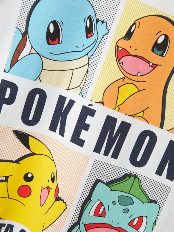 Pokémon - T-shirt - Rubberen Print - Ronde Hals - Korte Mouwen - Standaard Pasvorm