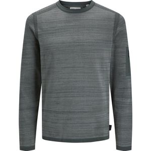 Jack & Jones Trui Jcomace Knit Crew Neck Smu 12270974 Black/melange Mannen