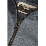 Jack & Jones Trui Jcomace Knit Half Zip Smu 12270980 Midnight Navy/melange Mannen