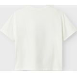 NAME IT Girl T-Shirt Stitch, cloud dancer, 122-128