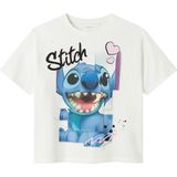 NAME IT Girl T-Shirt Stitch, cloud dancer, 122-128
