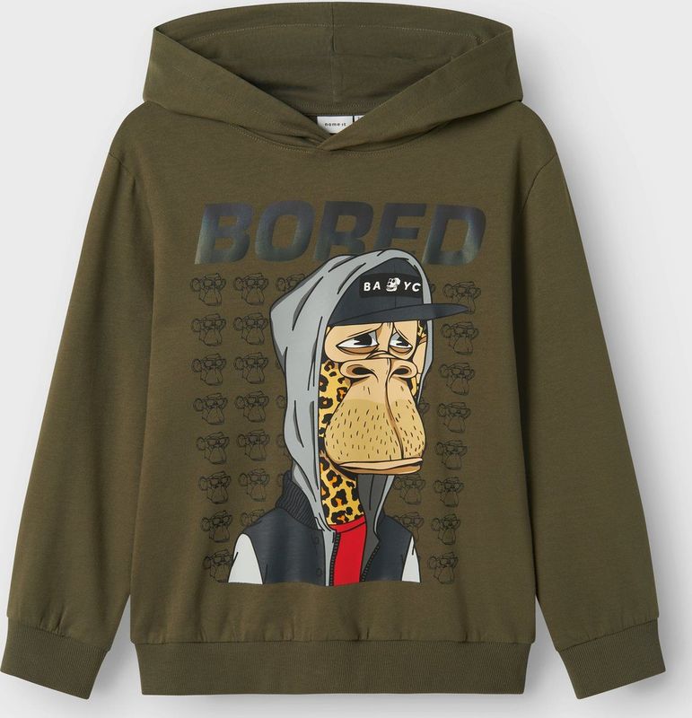 Bored of Directors - Hoodie - Grijs - Geborstelde Stof - Lange Mouwen