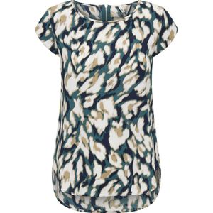 Onlvic - Top - Zwart - Polyester - Korte Mouwen - O-hals