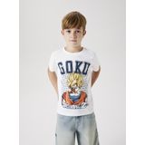 NAME IT - NKMDRUE DRAGONB NREG SS TOP BOX NOOS - Jongens - T-shirt - Groen - Jersey