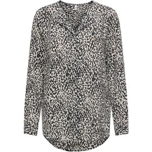 Only - ONLTIANA LIFE - Blouse - Zwart - Loose Fit - Lange Mouwen