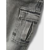 Name It Silas Tap Cargo Jeans Junior - Grijs - Tapered Fit