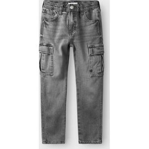 Name It Silas Tap Cargo Jeans Junior - Grijs - Tapered Fit