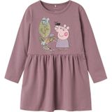 Peppa Pig - Jerseyjurk - Roze - Glitter Detail