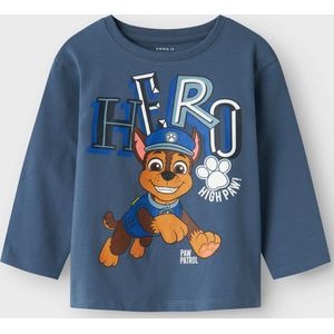 Paw Patrol - Top - Blauw - Jersey - Lange Mouwen