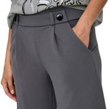 JDY - JDYGeggo - Bandplooibroek - Donkergrijs - Wide Leg - Mid Waist