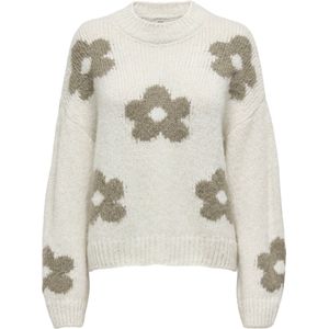Jdy - Jdykilian Flower Pullover Knt - Dames - Gebreide Truien