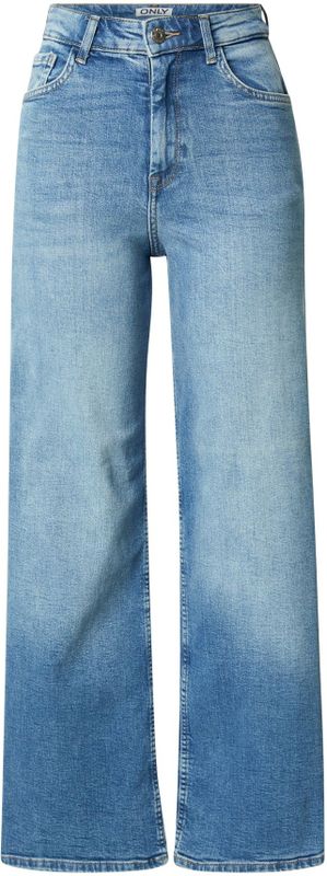 ONLY - ONLHANNAH - Jeans - Blauw - Wide Leg - High Waist