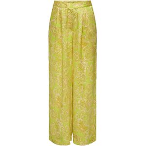 ONLY - Broeken - Groen - Geweven Stoffen - Loose Fit