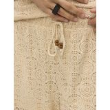 Vero - Oda Vaya Hw Wide Pants - Beige - Broek met Wijde Pijpen