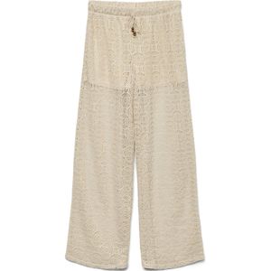 Vero - Oda Vaya Hw Wide Pants - Beige - Broek met Wijde Pijpen