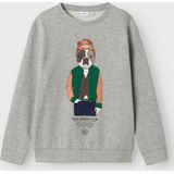 Name it - Nkmpsalko Ls Loose Sweat Bru - Jongens - Sweaters