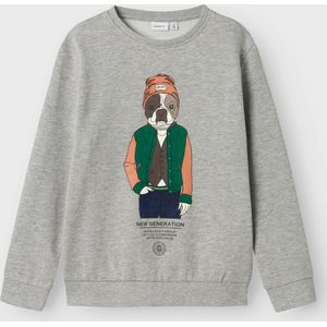 Name it - Nkmpsalko Ls Loose Sweat Bru - Jongens - Sweaters