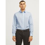 JJ REBEL - JREBGAVIN - Overhemd - Cashmere Blue - Lange Mouwen - Slim Fit