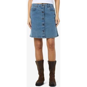 NOISY MAY Nmronnie Nw A Shape Skirt Vi375lb Noos Noos Nmronnie Nw A Shape Skirt Vi375Lb Noos Dames (1 stuk), Lichtblauw jeans, S