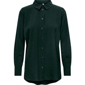 JDY - Overhemd - Zwart - Polyester - Regular Fit