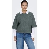 Only - Onlsimoni 3/4 Pullover - Balsam Green/Melange - Dames Trui