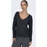 Jacqueline de Yong - Gemêleerde Trui - Night Sky - Knitwear - Regular Fit