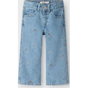 Name It Meisjes Jeansbroek Wide Light blue denim NMFROSE