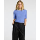 SELECTED FEMME Gebreid Shirt Ronde Hals - Model 'SLFELINNA'