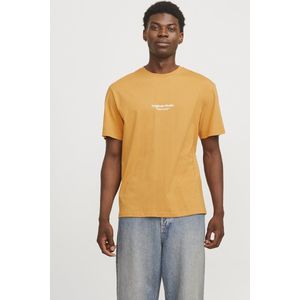 Jersey - T-shirt - Zwart - Ronde Hals - Logoprint - Kwartmouw