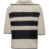 Vest - V-Hals - 3/4 Mouwen - Regular Fit - Gebreid - Flexibel - Comfortabel