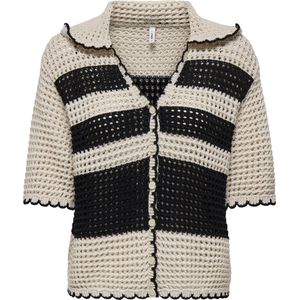 Vest - V-Hals - 3/4 Mouwen - Regular Fit - Gebreid - Flexibel - Comfortabel