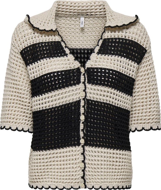 Vest - V-Hals - 3/4 Mouwen - Regular Fit - Gebreid - Flexibel - Comfortabel