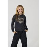 Kogruna - Sweatshirt - Blauw - Katoen - Regular Fit